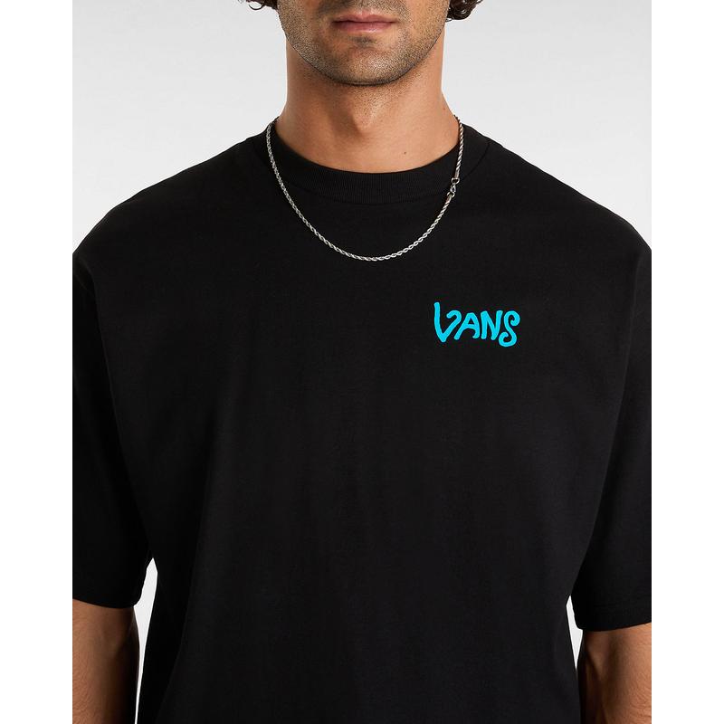 T-shirt V Hand Loose Vans Preto