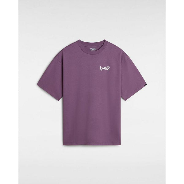 T-shirt V Hand Loose Vans Roxo