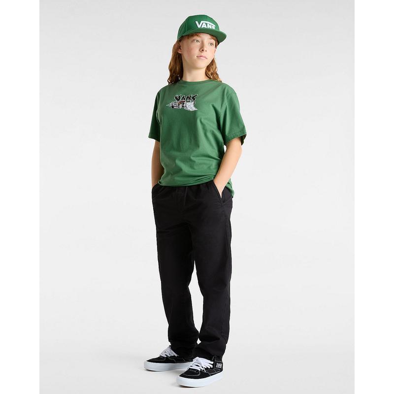 T-shirt Copout para criança (8-14 anos) Vans Verde