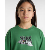 T-shirt Copout para criança (8-14 anos) Vans Verde