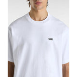 T-shirt com logótipo bordado no peito à esquerda Vans Branco