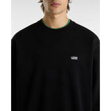 Camisola Left Chest Embroidered Logo Vans Preto