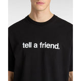 T-shirt Tell a Friend Vans Preto