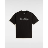 T-shirt Tell a Friend Vans Preto