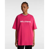 T-shirt Tell A Friend Vans Rosa