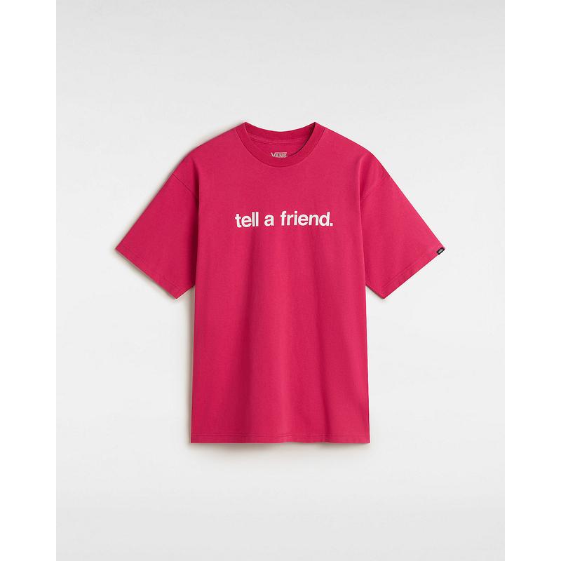 T-shirt Tell A Friend Vans Rosa