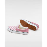 Ténis Classic Slip-On Checkerboard Vans Rosa