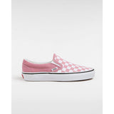 Ténis Classic Slip-On Checkerboard Vans Rosa