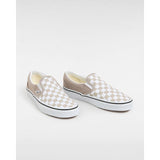 Ténis Classic Slip-On Checkerboard Vans Bege