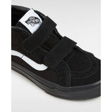 Ténis com banda aderente Sk8-Mid Reissue para criança (4-8 anos) Vans Preto