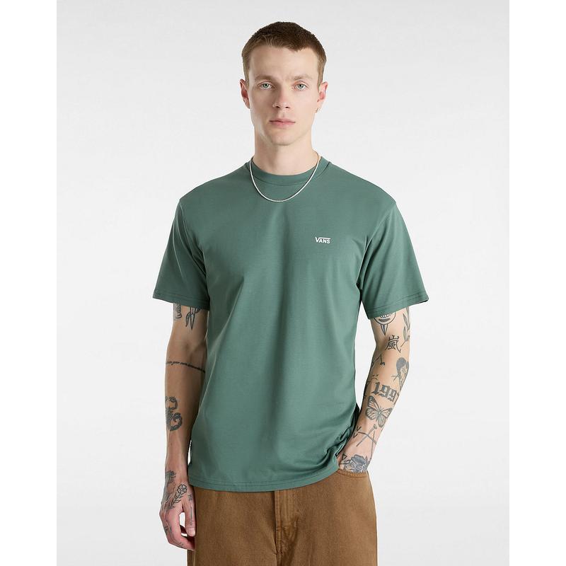 T-shirt Left Chest Logo Vans Verde