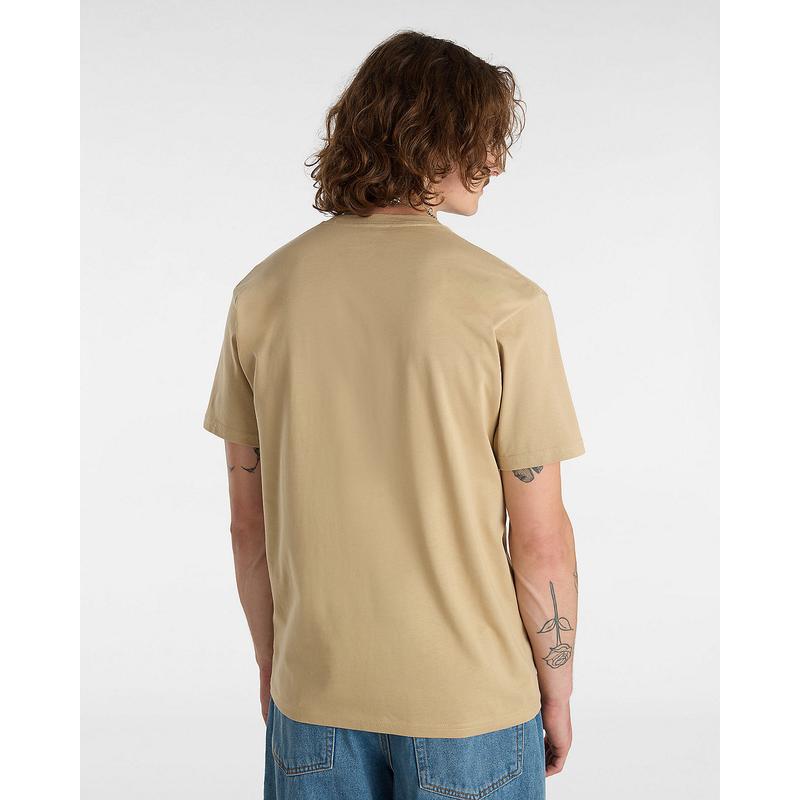 T-shirt Left Chest Logo Vans Bege