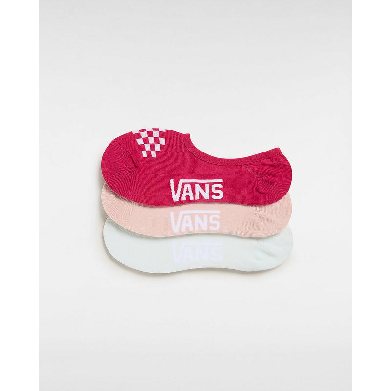 Meias Classic Canoodle (3 pares) Vans Rosa