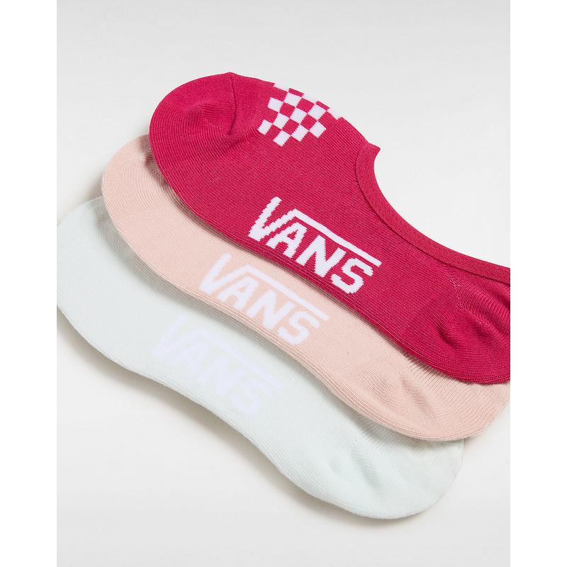 Meias Classic Canoodle (3 pares) Vans Rosa