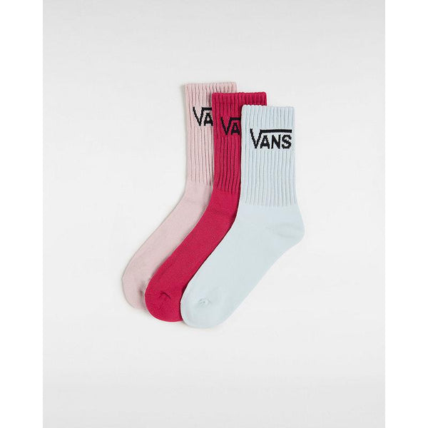 Meias Classic Crew (3 pares) Vans Rosa