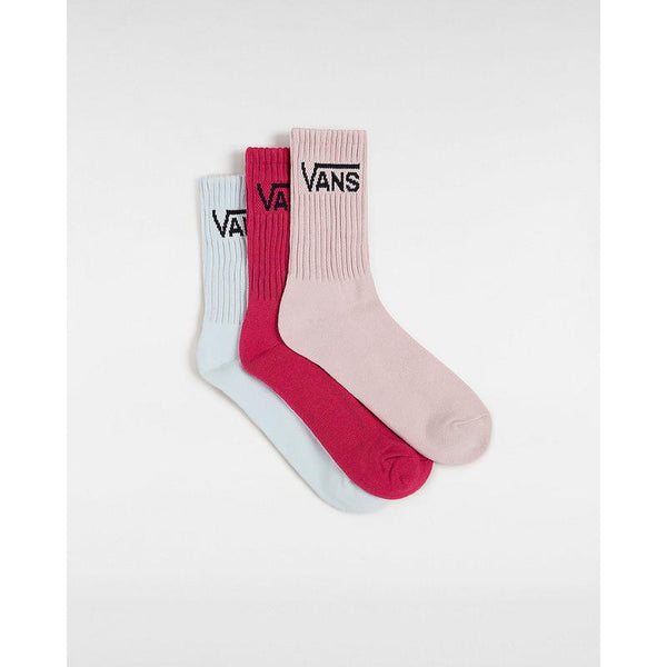 Meias Classic Crew (3 pares) Vans Rosa