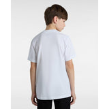 T-shirt Left Chest para rapaz (8-14 anos) Vans Branco