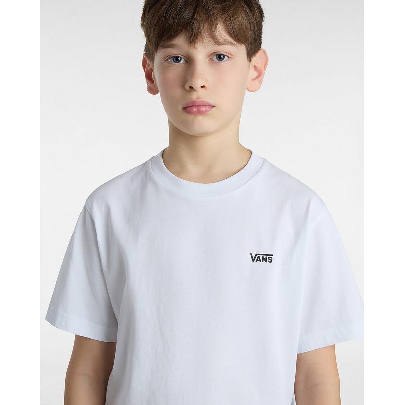 T-shirt Left Chest para rapaz (8-14 anos) Vans Branco