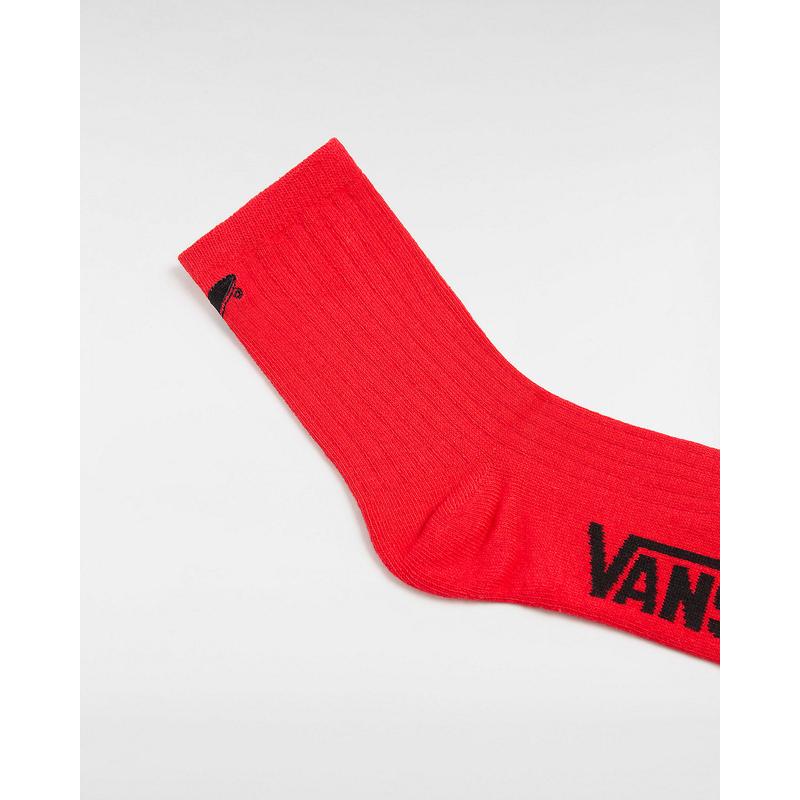 Meias Kickin It Crew (1 par) Vans Vermelho