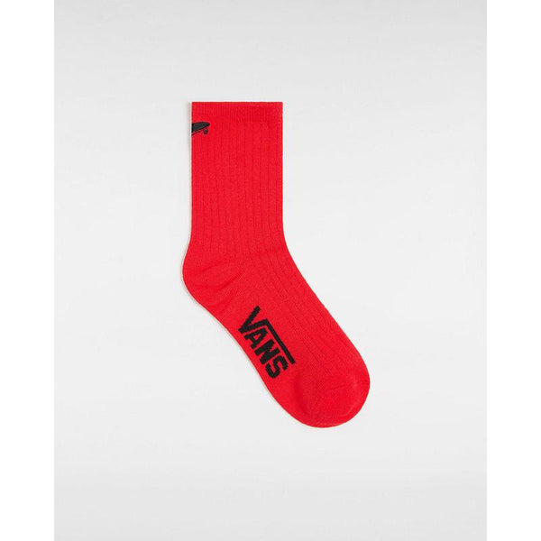 Meias Kickin It Crew (1 par) Vans Vermelho