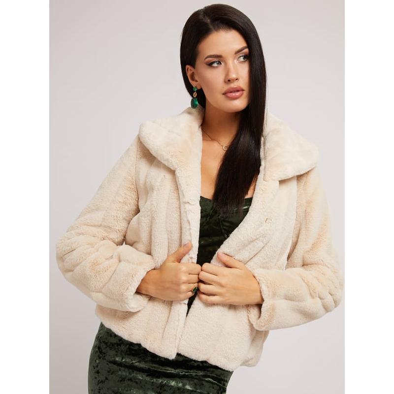 Faux fur jacket Guess