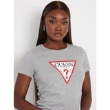 T-shirt logo triângulo Guess