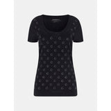 T-shirt logo g com strass Guess