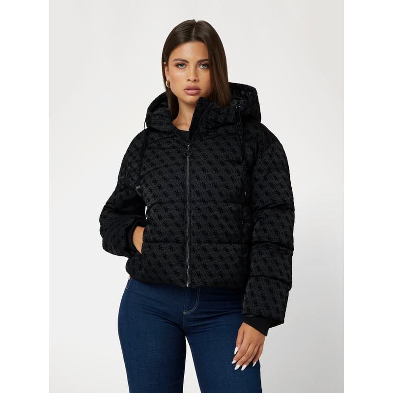 Casaco puffer logo 4g Guess