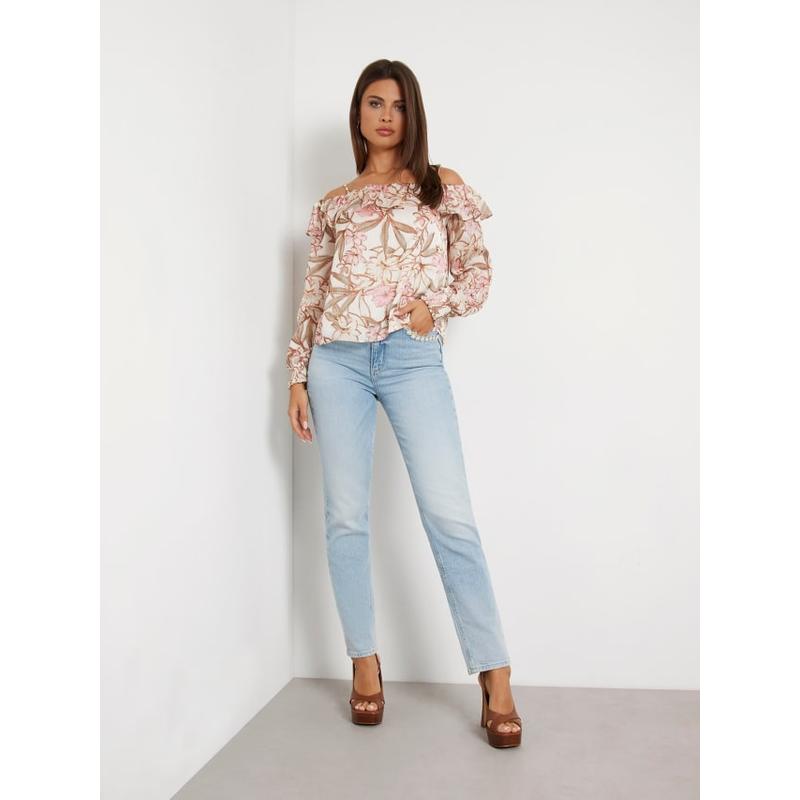 Blusa com estampado floral Guess