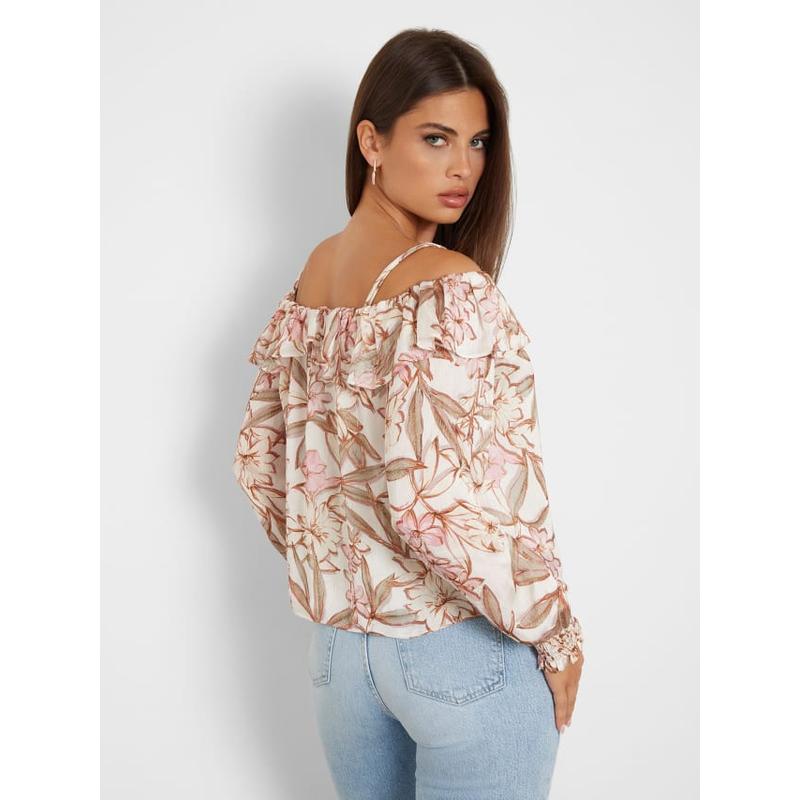 Blusa com estampado floral Guess