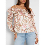 Blusa com estampado floral Guess