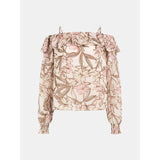 Blusa com estampado floral Guess