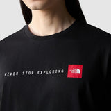 T-shirt Never Stop Exploring para homem The North Face