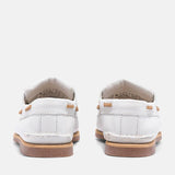 Sapato de Vela Clássico em Pele para Homem em branco Timberland