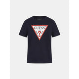 T-shirt logo triângulo Guess