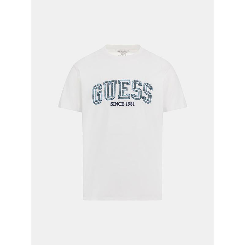 T-shirt logo bordado Guess