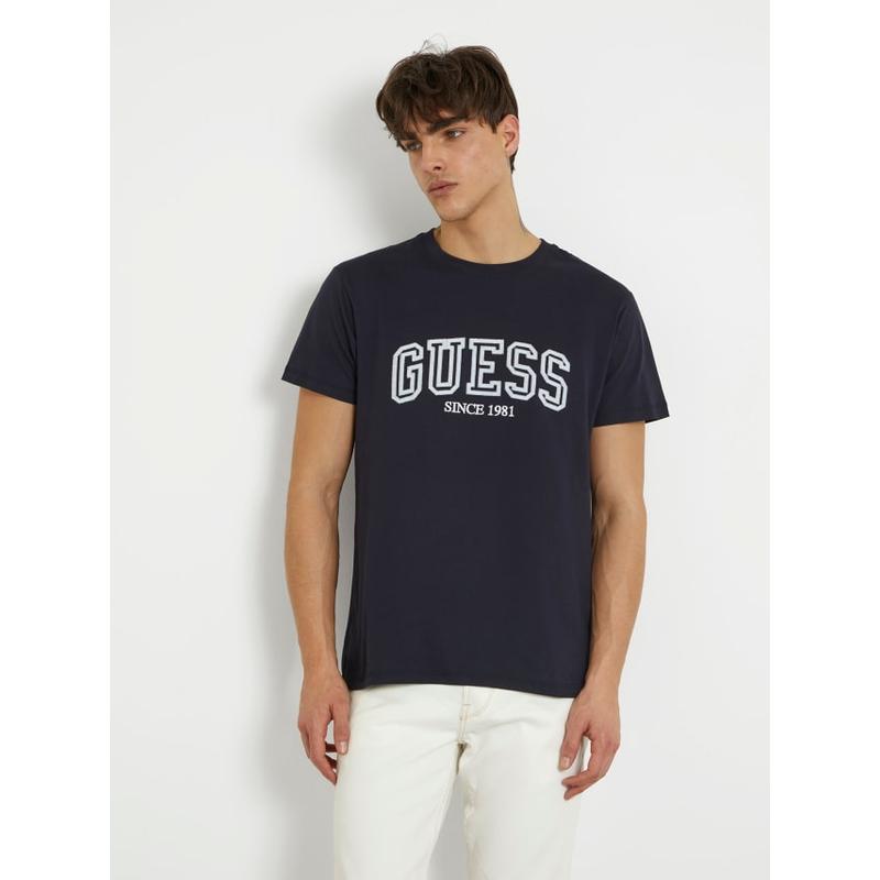 T-shirt logo bordado Guess