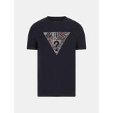 T-shirt stretch com logótipo triângulo Guess
