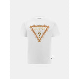 T-shirt com logótipo triângulo Guess