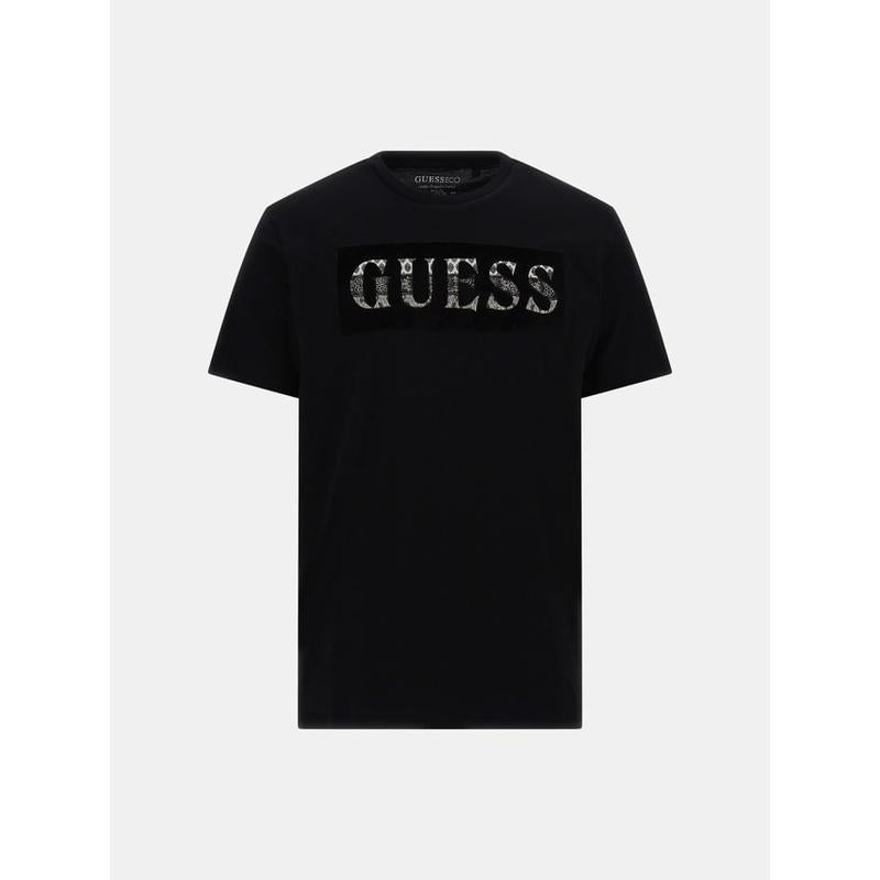 T-shirt com logótipo na frente Guess