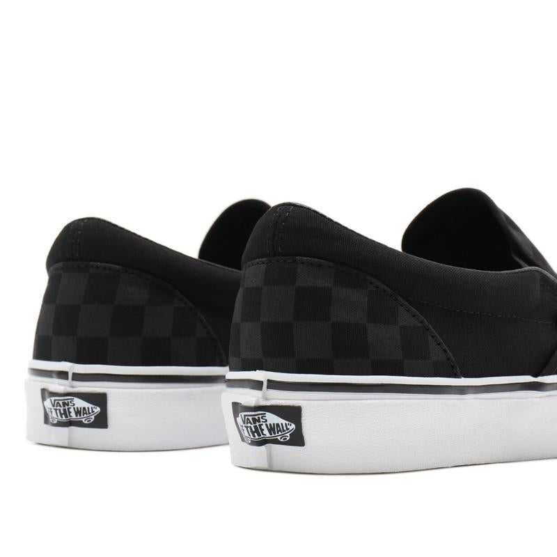 Ténis Slip-on Checkerboard Classic Vans Preto