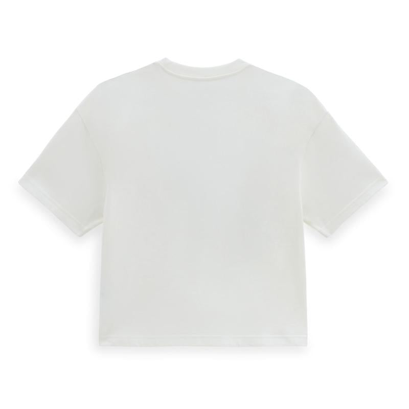 T-shirt Fleurs OS Crop Vans Branco