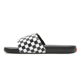 Sandálias Checkerboard Mens La Costa Slide-on Vans Preto